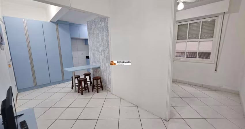 Apartamento para Venda em Santos, Gonzaga, 1 dormitório, 1 banheiro, 1 vaga