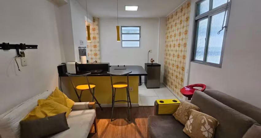 Apartamento para locação em santos, gonzaga, 1 dormitório, 1 banheiro, 1 vaga
