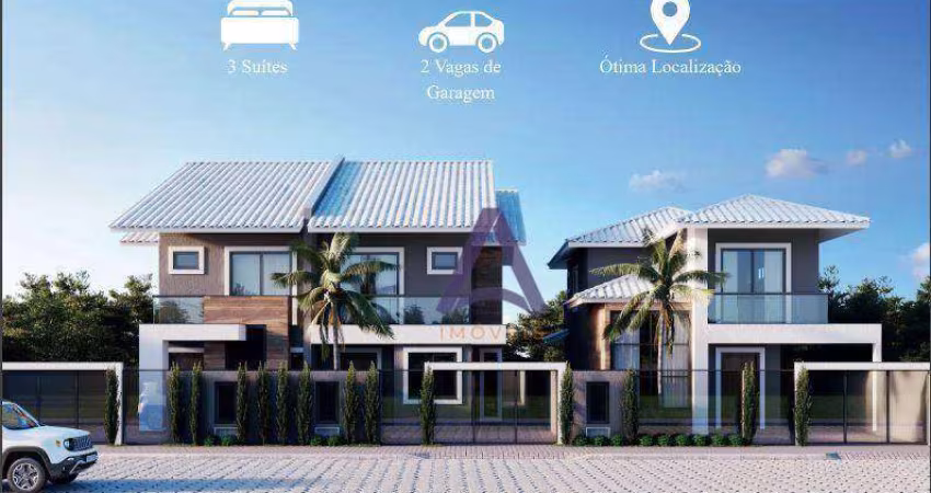 Casa com 3 dormitórios à venda, 184 m² por R$ 1.850.000,00 - Lagoa da Conceição - Florianópolis/SC