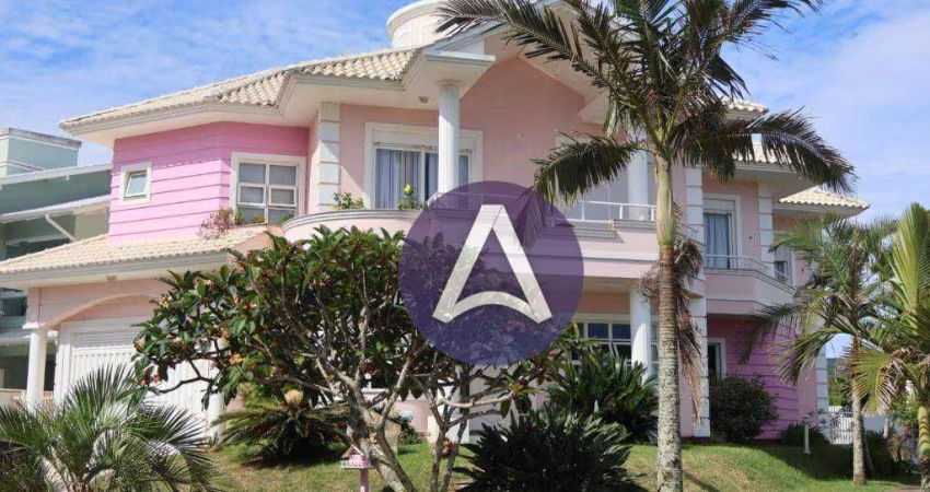 Casa com vista para o mar com 4 suítes à venda, 282 m² por R$ 3.700.000 - Pântano do Sul - Florianópolis/SC
