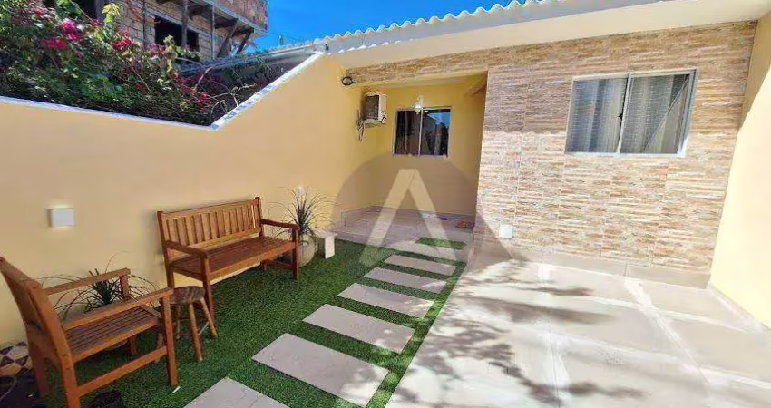 Casa moderna, mobiliada com 2 dormitórios - recém reformadaà venda, 68 m² por r$ 699.000 - campeche - florianópolis/sc