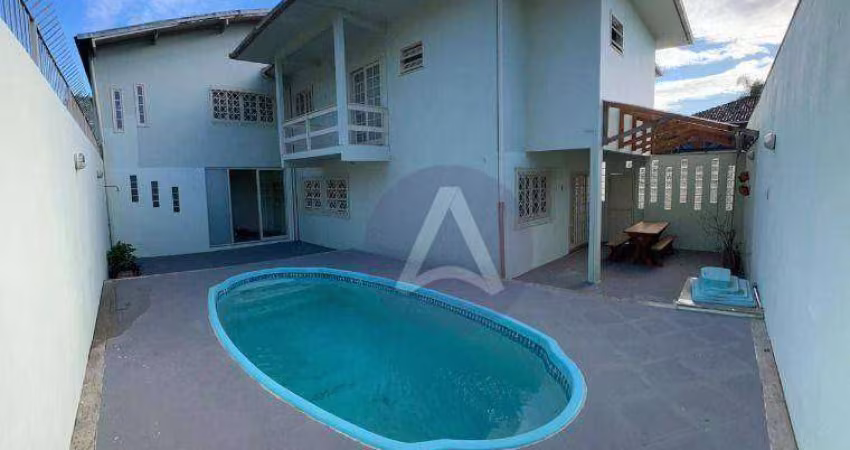 Casa com 4 dormitórios, 169 m² - venda por r$ 950.000,00 ou aluguel por r$ 6.000,00/mês - rio tavares - florianópolis/sc