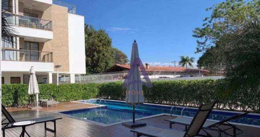 Apartamento com 2 dormitórios para alugar, 78 m² por r$ 5.040,00/mês - campeche - florianópolis/sc