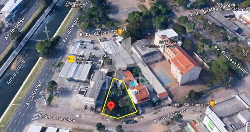 Terreno à venda na Rua São Francisco, 56, Santana, Porto Alegre