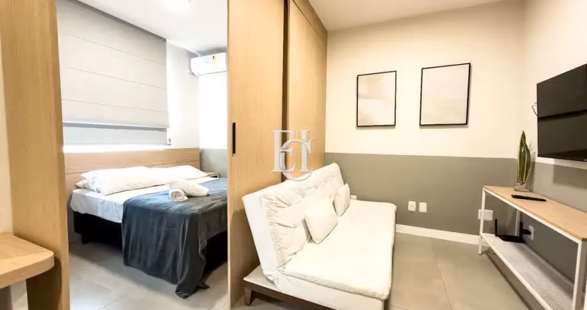 Excelente oportunidade de investimento: studio mobiliado à venda no centro de florianópolis/sc