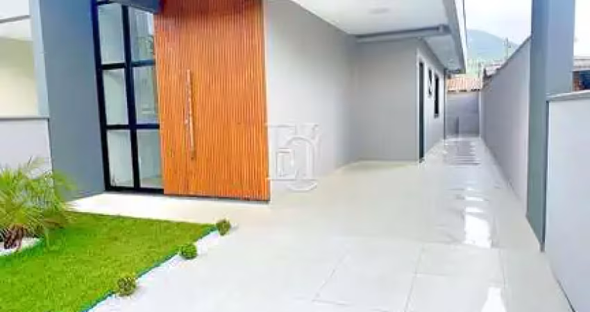 Casa térrea nova à venda no bosque são josé/sc – moderna, iluminada e com varanda gourmet