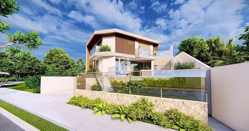 Sofisticação em cada pavimento – casa alto padrão com projeto imponente no bairro cacupé