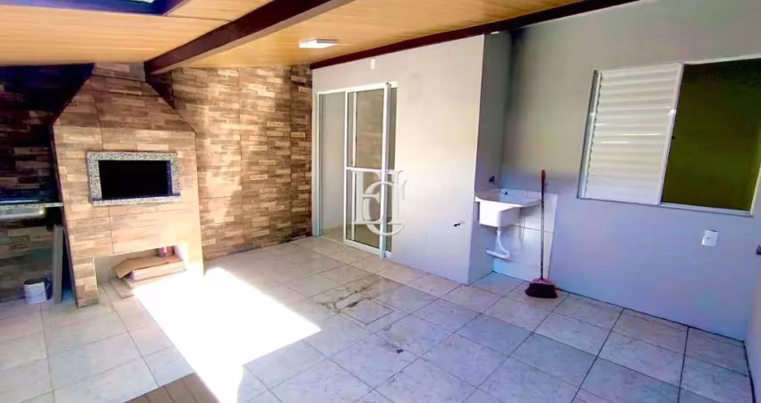 Casa em condomínio fechado com churrasqueira e 3 dormitórios em palhoça/sc