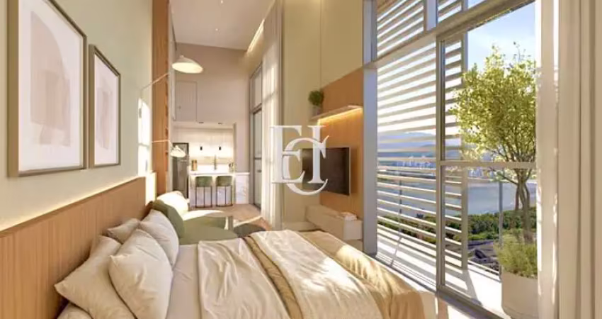 Studio plus com pé direito alto – novo conceito de moradia em florianópolis
