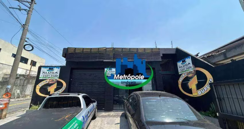 Salão, 85 m² - venda por r$ 1.200.000,00 ou aluguel por r$ 3.650,00/mês - jardim bela vista - guarulhos/sp