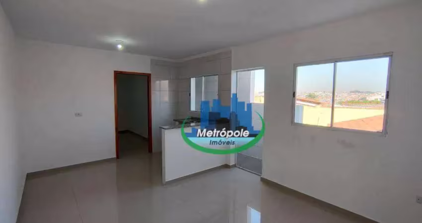 Apartamento com 1 dormitório para alugar, 45 m² por r$ 1.275,01/mês - jardim silvia - guarulhos/sp