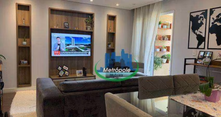 Apartamento com 3 dormitórios à venda, 75 m² por R$ 539.000,00 - Jardim Nova Taboão - Guarulhos/SP