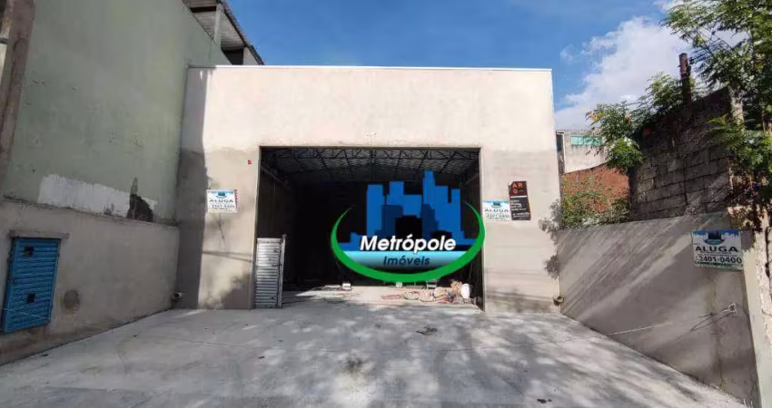 Salão para alugar, 180 m² por r$ 6.080/mês - jardim são joão - guarulhos/sp