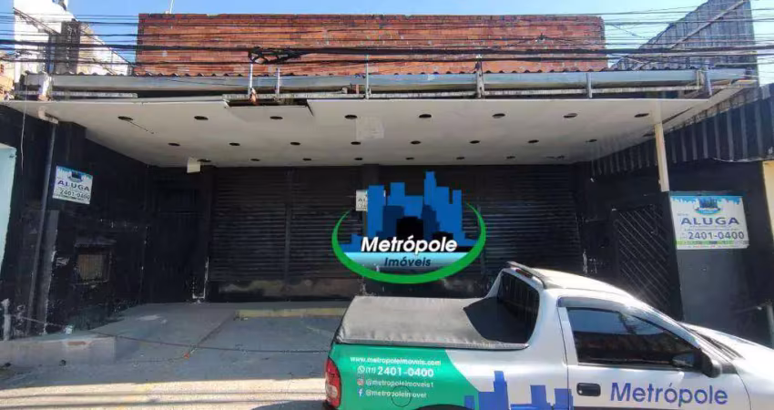 Salão para alugar, 300 m² por r$ 6.136,50/mês - jardim santa rita - guarulhos/sp