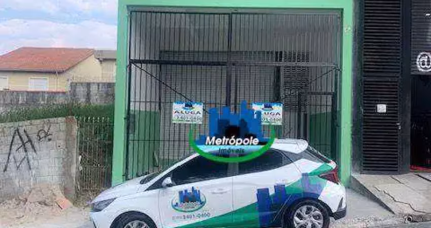 Salão para alugar, 100 m² por r$ 4.600,00/mês - parque flamengo - guarulhos/sp