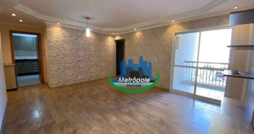 Apartamento com 3 dormitórios para alugar, 75 m² por r$ 3.140,76/mês - jardim nova taboão - guarulhos/sp
