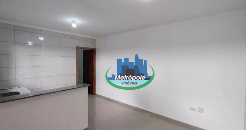 Apartamento com 1 dormitório para alugar, 45 m² por r$ 1.275,01/mês - jardim silvia - guarulhos/sp