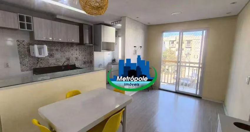 Apartamento com 2 dormitórios à venda, 45 m² por r$ 240.000 - parque industrial cumbica - guarulhos/sp