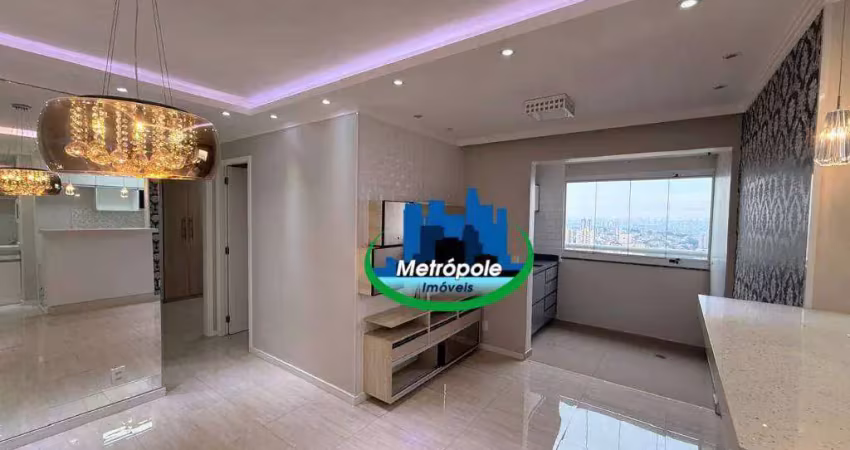 Apartamento com 2 dormitórios à venda, 54 m² por r$ 465.000,00 - jardim imperador - guarulhos/sp