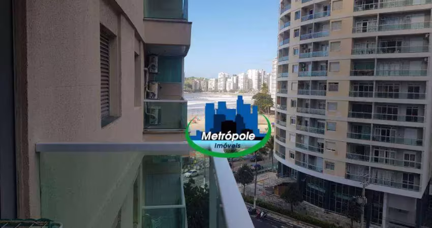 Apartamento com 2 dormitórios à venda, 53 m² por r$ 440.000,00 - barra funda - guarujá/sp