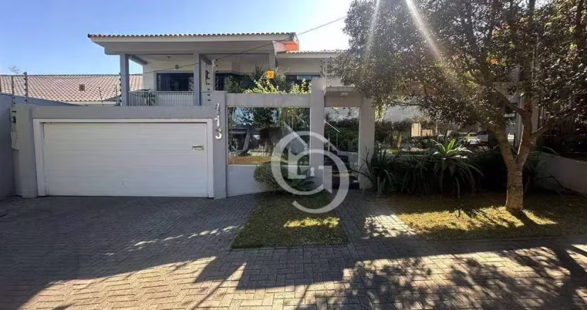 Sobrado semimobiliado com excelente terreno por r$ 1.800.000 - maria luiza - cascavel/pr