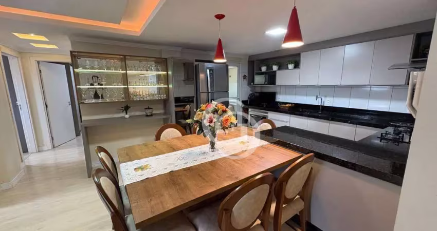 Apartamento mobiliado com 3 dormitórios à venda, 82 m² por r$ 600.000 - centro - cascavel/pr