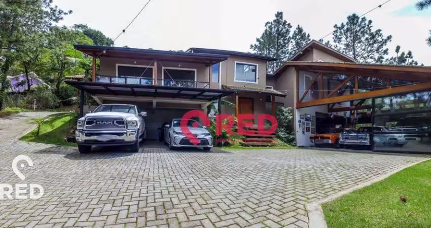 Sobrado com 4 dormitórios à venda, 600 m² por r$ 4.800.000,00 - quebec ville - são roque/sp