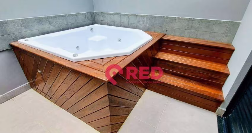Casa com 3 dormitórios e jacuzzi à venda, 109 m² por R$ 745.000 - Horto Florestal Villagio - Sorocaba/SP