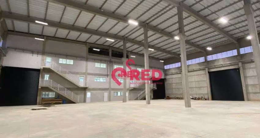 Galpão para alugar, 1880 m² por r$ 45.000,00/mês - iporanga - sorocaba/sp