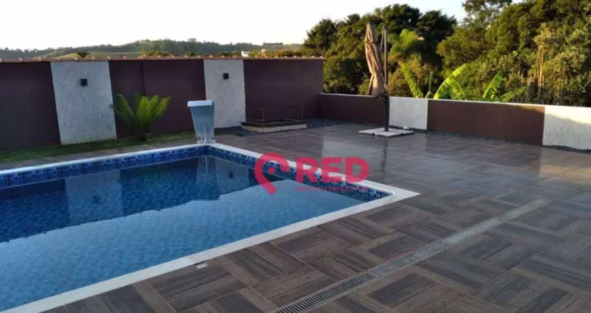 Chácara com 4 quartos para alugar, 2500 m² por r$ 9.880/mês - condomínio village da serra - araçoiaba da serra/sp