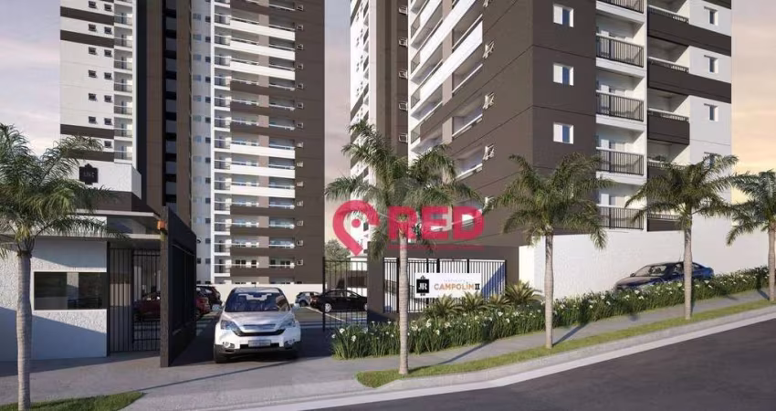 Apartamento com 2 quartos à venda, 59 m² por R$ 440.000 - Condomínio JR Campolim - Sorocaba/SP