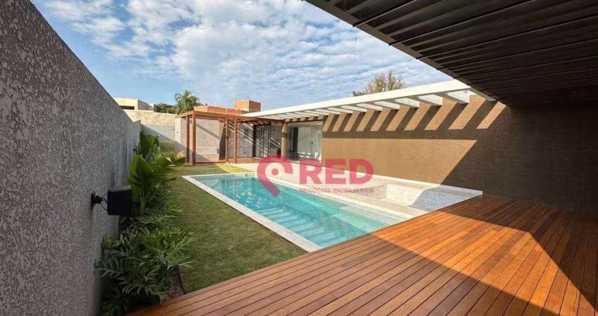 Casa com 3 SUÍTES à venda, 400 m² por R$ 4.600.000 - Parque Ecoresidencial Fazenda Jequitibá - Sorocaba/SP