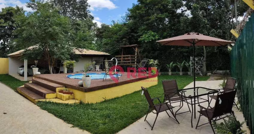 Chácara com 4 dormitórios à venda, 800 m² por r$ 795.000,00 - condomínio aquarius - araçoiaba da serra/sp