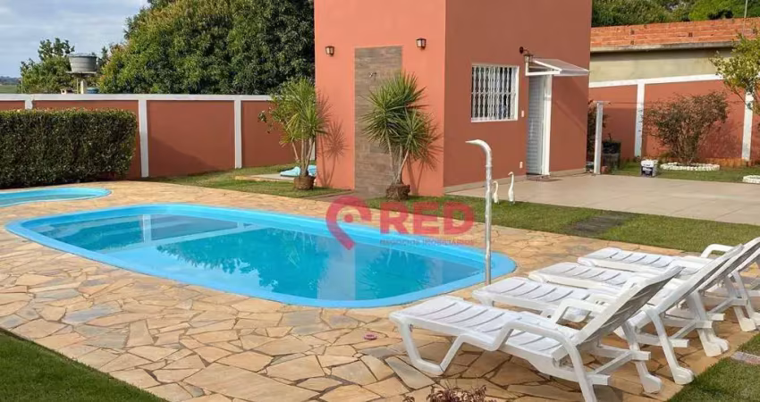 Chácara com 3 quartos à venda, 1000 m² por r$ 700.000 - campo do meio - araçoiaba da serra/sp
