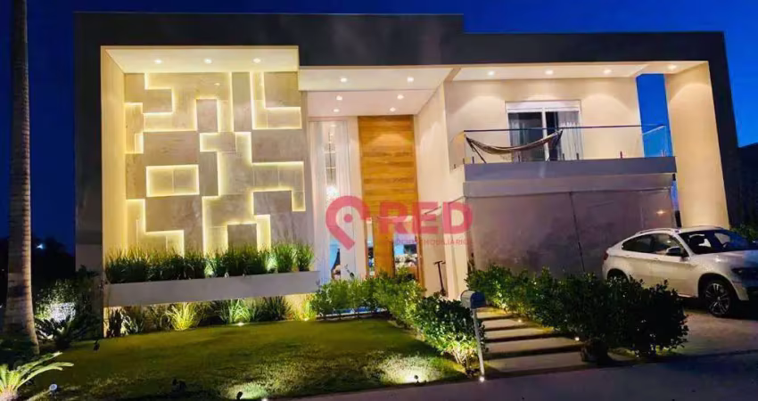 Sobrado com 5 quartos à venda, 780 m² por r$ 12.500.000 - residencial fazenda alvorada - porto feliz/sp