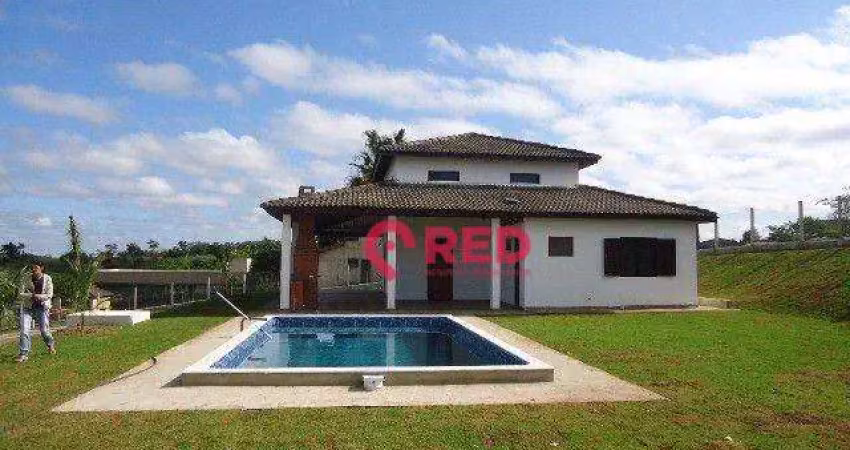 Chácara com 3 dormitórios à venda, 2400 m² por r$ 800.000,00 - condomínio haras pavão - araçoiaba da serra/sp