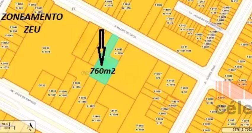 Terreno com galpão 760m² à venda na moóca ? zoneamento zeu