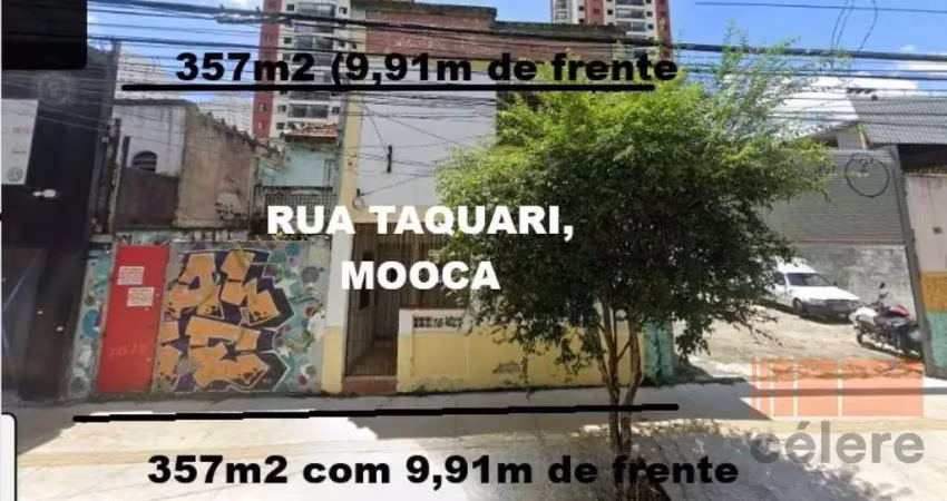 Terreno à venda | rua taquari | terreno mede 357m2 | rua da faculdade são jjudas