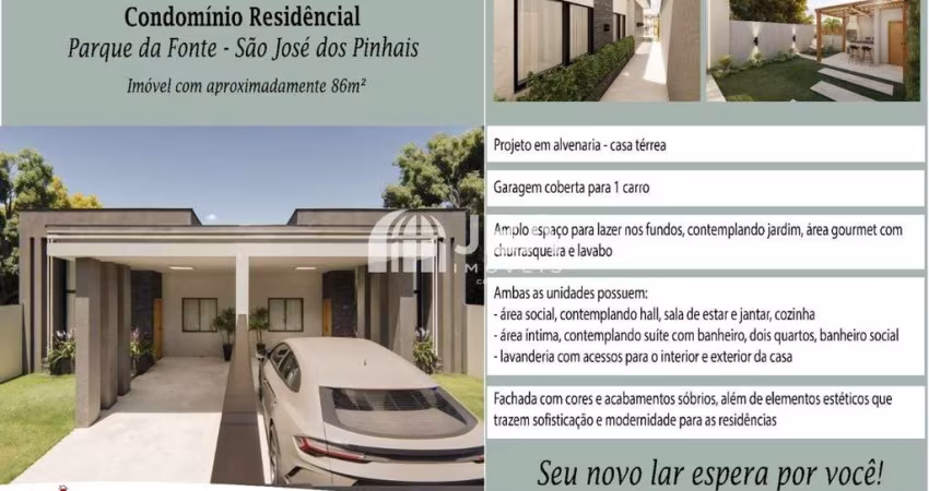 Casa com 3 quartos à venda na Rua Professor Antônio Dantas, 1552, Parque da Fonte, São José dos Pinhais
