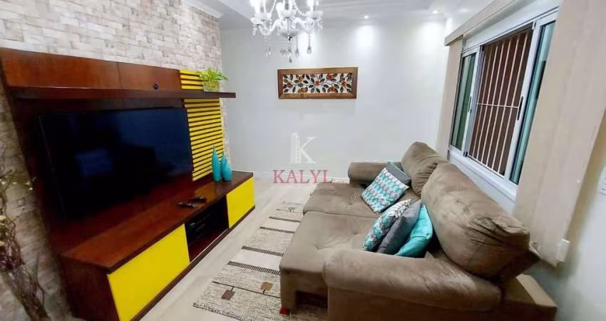 Sobrado com 2 dormitórios à venda, 90 m² por R$ 550.000 - Vila Guilhermina - Praia Grande/SP