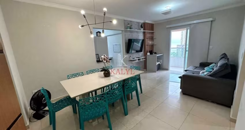 Apartamento com 2 dormitórios à venda, 80 m² por R$ 690.000 - Vila Guilhermina - Praia Grande/SP