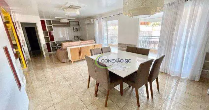 Apartamento mobiliado no condomínio esplanada life club 167m² com 3 suítes,  aluguel r$8.500,00