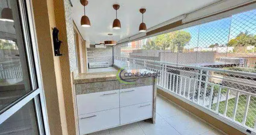 Apartamento com 3 dormitórios, 167 m² - venda por r$ 1.800.000,00 ou aluguel por r$ 9.860,00/mês - jardim esplanada - são josé dos campos/sp