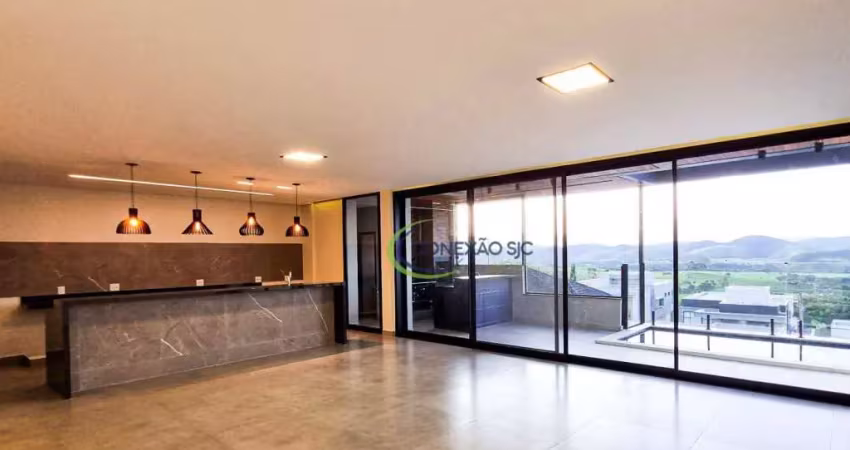 Sobrado com 4 dormitórios à venda, 382 m² por r$ 3.000.000,00 - condomínio residencial jaguary - são josé dos campos/sp
