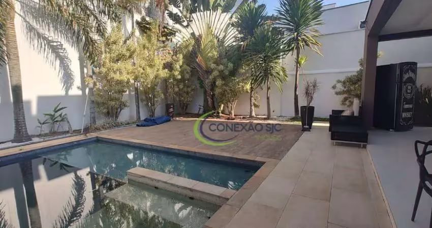 Sobrado com 4 dormitórios, 351 m² - venda por r$ 2.800.000,00 ou aluguel por r$ 15.000,00/mês - condomínio residencial jaguary - são josé dos campos/sp