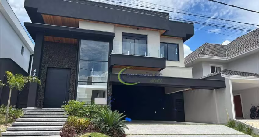 Sobrado com 4 dormitórios à venda, 350 m² por r$ 2.900.000,00 - condomínio residencial jaguary - são josé dos campos/sp