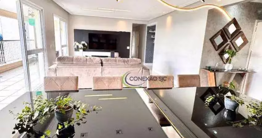 Apartamento com 3 dormitórios à venda, 156 m² por r$ 1.450.000,00 - jardim das indústrias - são josé dos campos/sp