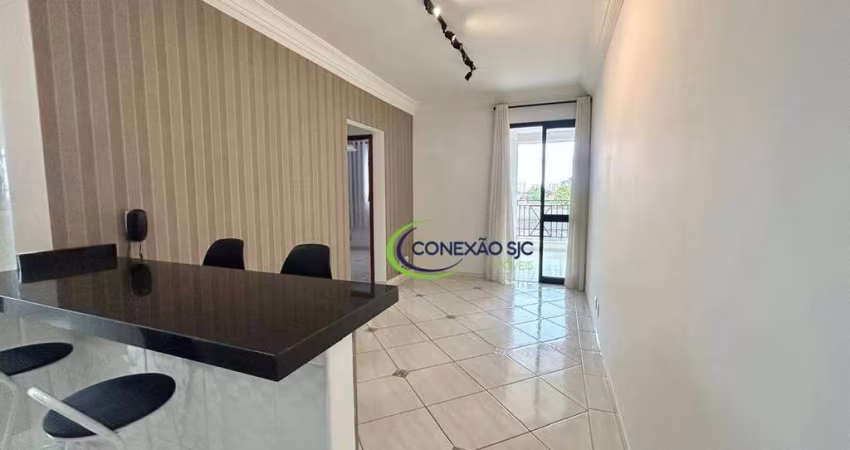 Apartamento com 2 dormitórios para alugar, 56 m² por R$ 2.800,00/mês - Bosque dos Eucaliptos - São José dos Campos/SP