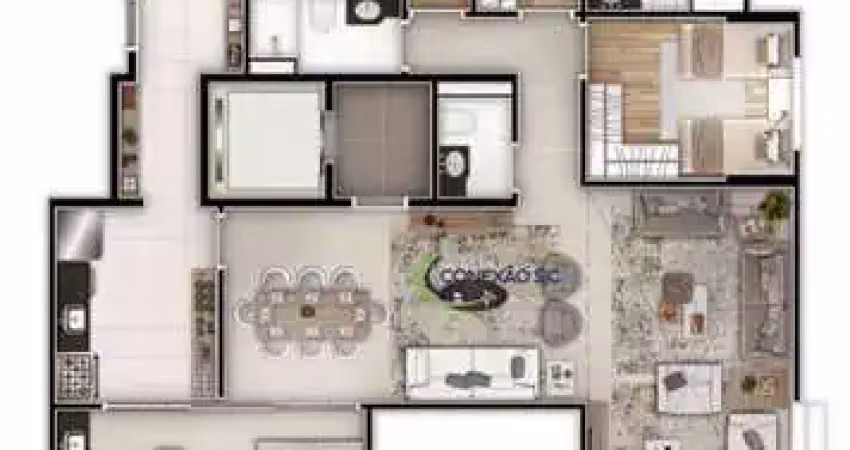 Apartamento com 3 dormitórios à venda, 130 m² por r$ 1.500.000,00 - jardim aquarius - são josé dos campos/sp
