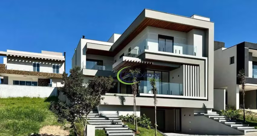 Sobrado com 5 dormitórios à venda, 400 m² por r$ 4.500.000,00 - condomínio residencial alphaville - são josé dos campos/sp